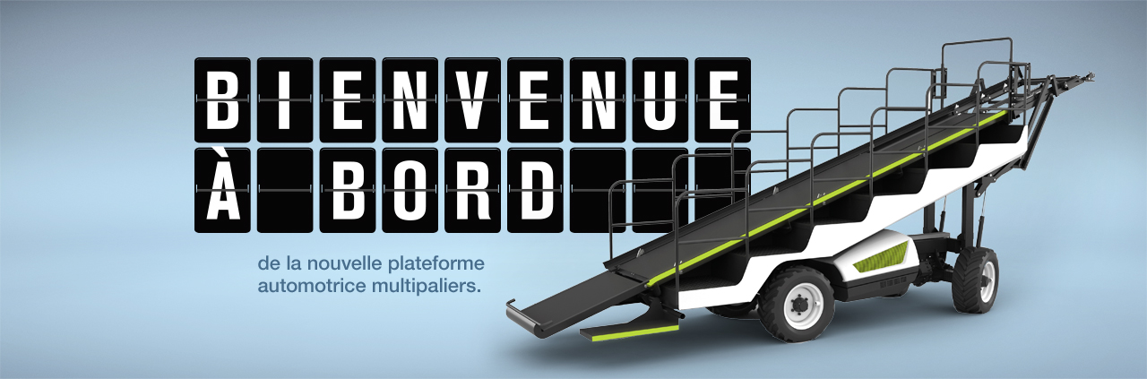 Plateforme automotrice multipaliers